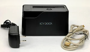 Icy Dock USB 3 Black USB Type B and eSATA To SATA 6G Hard Drive Docking Station - Picture 1 of 3