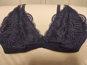Bralette de encaje cuello en V Old Navy Intimates, vidrio volcánico color, talla pequeña - nuevo con etiquetas - Imagen 1 de 8