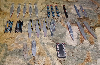 Micro Machines Galoob 23 Military Ship Lot Must See Really Good Shape - Image 1 of 4