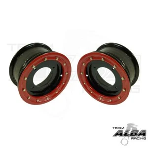 KFX 400 450R  Front Wheels Beadlock 10x5 3+2 4/156  Alba Racing BR 32 - Picture 1 of 1