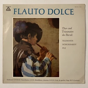Flauto Dolce Telemann Schickhardt Pez Vinyl LP Duo Trio Sonatas Ferdinand Conrad - Picture 1 of 6