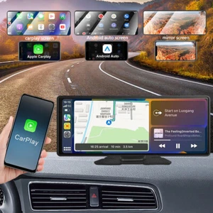 Radio Coche 10.26" Portátil Android Auto Inalámbrico Carplay GPS Pantalla Táctil Estéreo - Imagen 1 de 12