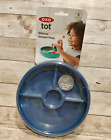 NEW OXO Tot Silicone Divided Plate Navy, 6.8 x 1.3 Inch (Pack of 1)