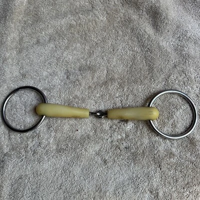 Happy Mouth Jointed Loose Ring Snaffle Bit 6” - Image 1 of 3