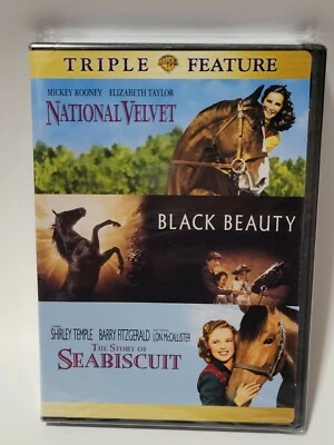National Velvet/Black Beauty/The Story of Seabiscuit, 3 film collection (DVD) - Image 1 of 3