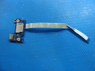 Placa lectora de tarjetas USB genuina para computadora portátil HP 17” 17-by0053cl con cable 6050A2979801 Foto 1 de 2