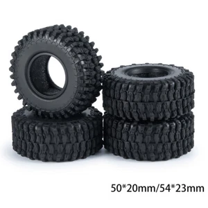 4X 1.0" Tires for 1/24 RC Crawler Axial SCX24 90081 AXI00001 AXI00002 AXI00004 - Picture 1 of 16