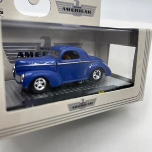 2021 M2 Machines 1941 Willy Coupe Blue Americar R66 - Picture 1 of 5