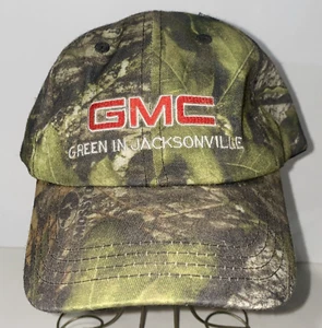 GMC Truckermütze grün in Jacksonville IL Camouflage bestickt & verstellbar - Bild 1 von 12