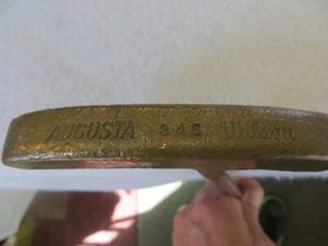 VINTAGE WILSON AUGUSTA 345 PUTTER FLUTED STEEL SHAFT 35" MENS - Picture 1 of 7