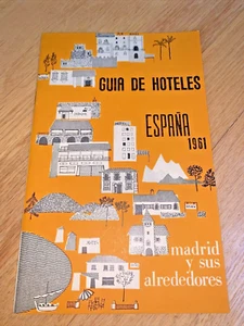 GUÍA DE HOTELES ESPAÑA 1961 / GUÍA DE HOTELES ESPAÑA - Imagen 1 de 9
