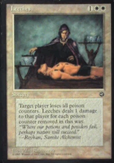 Leeches - Homelands: #9, Magic: The Gathering Lp R96 - Image 1 of 1
