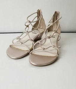 Impo Stretch "Ray" Women's Size 7.5 M Champagne/gold Elastic Stretch - Picture 1 of 9
