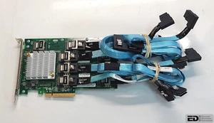 HP AEC-83605 Smart Array 12GB PCI-E 3 X8 SAS Expander Card with Cables - Picture 1 of 3