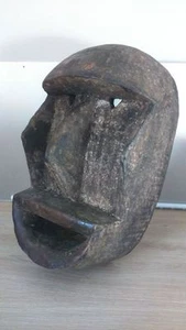 African mask. Masque africain KRAN cote d'Ivoire - Imagen 1 de 11