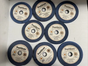 Set of 8 Dupliskate Blue Grinding Wheel Fireball Sharpening Wheels 5 3/4" In Box - Picture 1 of 20