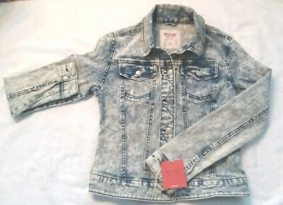 Mossimo Juniors Light Denim Solid Jean Jacket Medium 2014 - Image 1 of 4