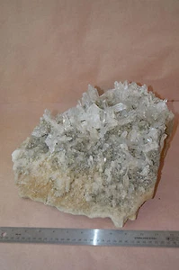 Large Natural Cluster Quartz Crystal Rock Mineral Specimen Approx 22 Pounds - Picture 1 of 10