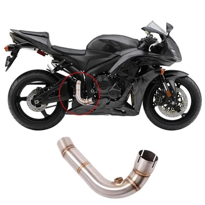For Honda CBR600RR 2007-2024 Exhaust Mid Link Pipe Slip On System - Image 1 of 4