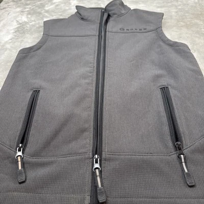 Roper Chaleco Chaqueta Para Hombres L Sin Mangas Vaquero Western Ranchwear Negro Gris Foto 1 de 4