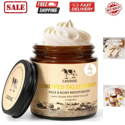 Whipped Beef Tallow for Skin – 100% 草腱手工面霜保湿霜... — 第 1/4 张图片