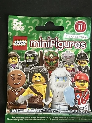 NUEVA MINIFIGURA LEGO MOUNTAIN CLIMBER Serie 11 cuidadosamente abierta para confirmar Foto 1 de 2