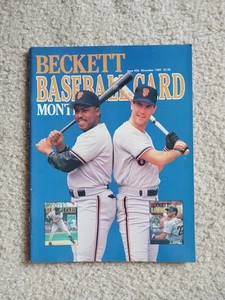 Beckett Baseballkarte Monatsausgabe #56 Nov '89 Kevin Mitchell & Will Clark - Bild 1 von 5