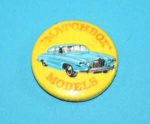 MATCHBOX MODELS LAPEL PIN BADGE 1960s LESNEY ENGLAND - Picture 1 of 2