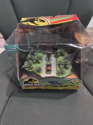 Jada Jurassic Park Diorama Set 30 Aniversario Nano Escena Diecast 1:65 NUEVO EN CAJA LEER Foto 1 de 2
