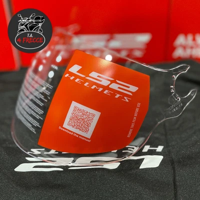 Visiera Casco LS2 OF562 AIRFLOW TRASPARENTE Jet Moto Originale Nuova Ricambio - Immagine 1 di 4