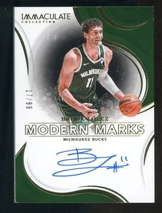 2023-24 Panini Immaculate Modern Marks Brook Lopez Bucks AUTO 17/99 - Picture 1 of 2
