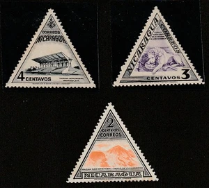 Nicaragua 1947 "Postage" SG1096/8 Part Set of 3 MNH/MNG - Picture 1 of 2