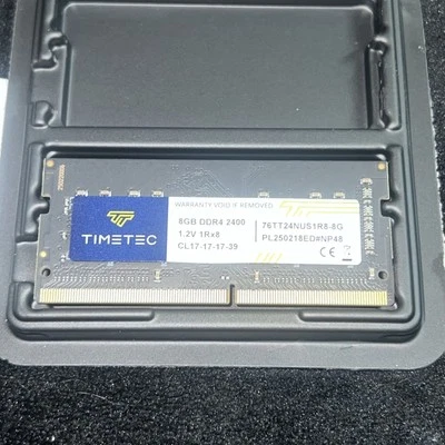 Timetec 8GB DDR4 2400Mhz (DDR4-2400) PC4-19200 (PC4-2400T) Non-Ecc Unbuffered 1 - Image 1 of 4