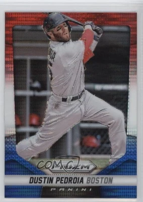 2014 Panini Prizm Red White & Blue Pulsar Prizm Dustin Pedroia #69 - Image 1 of 2