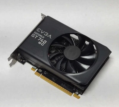 EVGA NVIDIA GEFORCE GT 740 SC 2GB GDDR5 Graphic Video Card GPU 02G-P4-3747-KR - Image 1 of 4