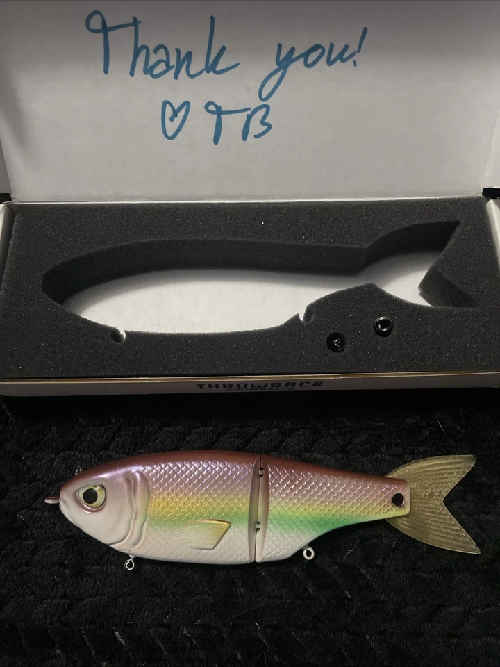 Throwback Baits Spotted Tail Shinner Metro. 7". Brand New. - Image 1 of 3