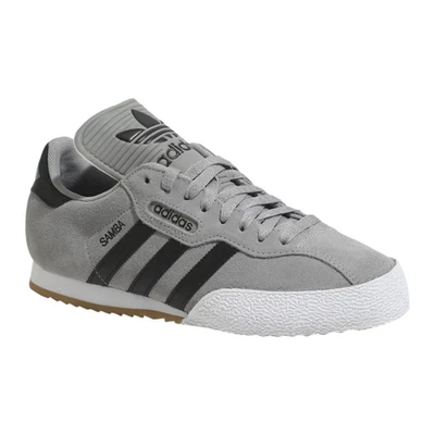 Adidas Originals Samba Super Mens Shoes Trainers Size 7 - 12   Grey Suede H05784 - Image 1 of 4