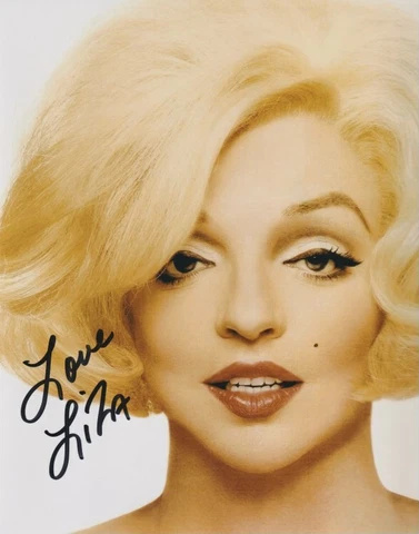 Liza Minnelli (as Marilyn Monroe) signed 8x10 photo In-person Cover