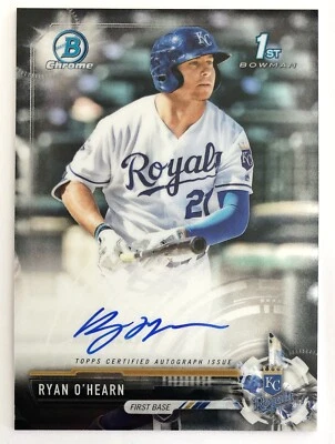 2017 Bowman Chrome 1st Ryan O'Hearn AUTO RC #CPA-ROH SP ORIOLES HOT - Image 1 of 3