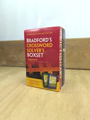 Bradfords Pocket CROSSWORD SOLVER - 3 Book Box Set With 2 X Times Crossword Book - Image 1 of 4