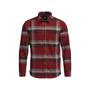 SITKA Men's Ashland Dark Red Plaid Lightweight Flannel Shirt (600304-DKRP) - Picture 1 of 7