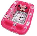 Disney Baby Minnie Mouse Inflatable Bathtub with Storage Containers