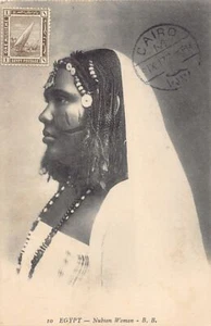Sudan - Nubian woman (with face scarifications) - Publ. B.B. 10 - Picture 1 of 2