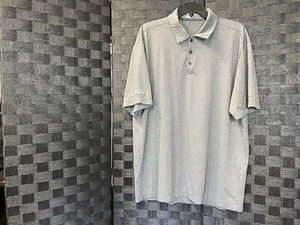 Nike Golf Dri-Fit Soil Tech Polo Shirt 1/4 Button Mens Size XL Grey/Gray - Picture 1 of 12