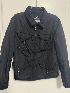 Youth PEUTEREY Black Down Puffer Jacket Coat Size XXXL 3XL - Picture 1 of 6