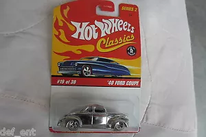 HOT WHEELS CLASSICS SERIE 2 #19/30 '40 FORD COUPE' - Foto 1 di 3