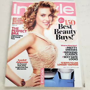 InStyle Magazine May 2010 Scarlet Hohansson Cover Best Beauty Buy Perfect Tip - Imagen 1 de 4
