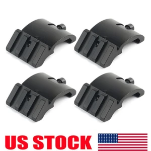 4 Pack Low Profile Adapter 45 Degree Offset Angled Picatinny Rail Mounts - Picture 1 of 15