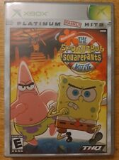 Spongebob Squarepants The Movie Xbox - Complete CIB Nickelodeon Platinum Hits 