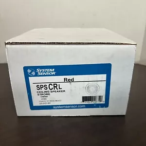 NEW System Sensor SPS CRL Ceiling Speaker Strobe Indoor Red - Picture 1 of 3